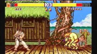 Street Fighter 2 (SNES) Gameplay