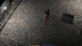 Exanima novice arena naked 2h axe  practice