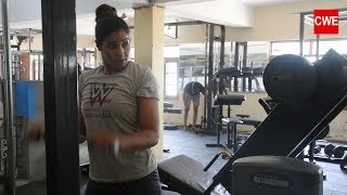 Cwe Kavita Devi Hard K.d Gym Workout