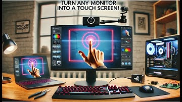 Turn Any Monitor into a Touch Screen with a Camera!