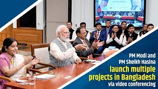 PM Modi and PM Sheikh Hasina launch multiple projects in Bangladesh via video conferencing