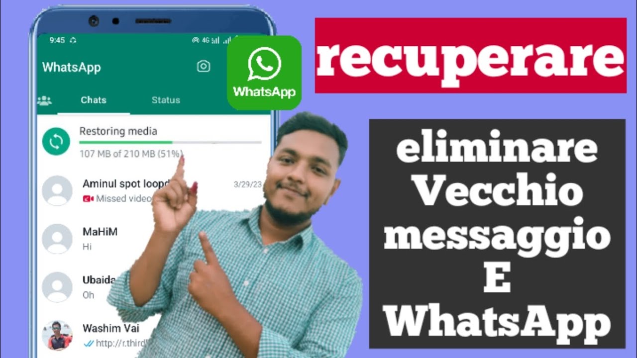 Come recuperare vecchi messaggi cancellati da Whatsapp | Ripristina la