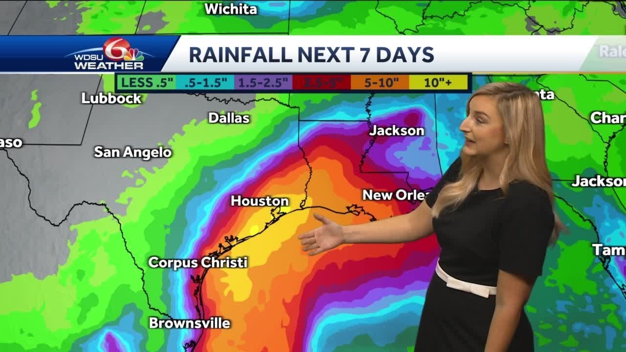 Tropical Storm Nicholas will push rain our way - YouTube