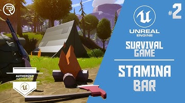 Unreal Engine 5 Tutorial - Survival Game Part 2: Stamina Bar