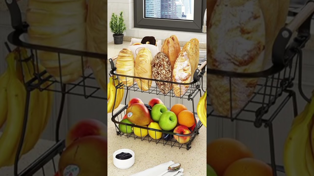 Antopy 2 Tier Fruit Vegetables Basket | $20 . 