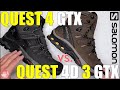 Salomon Quest 4 GTX vs Salomon Quest 4D 3 GTX (Best Hiking Boots vs Best Hiking Boots New Version)