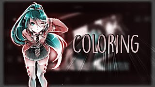 Coloring + light border || video star tutorial ( with presets )