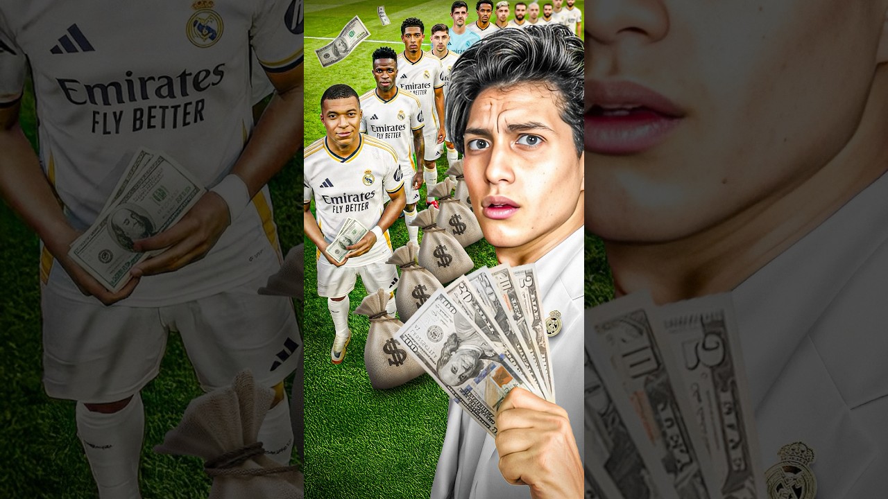 راتب كل لاعبين ريال مدريد اسبوعياً
