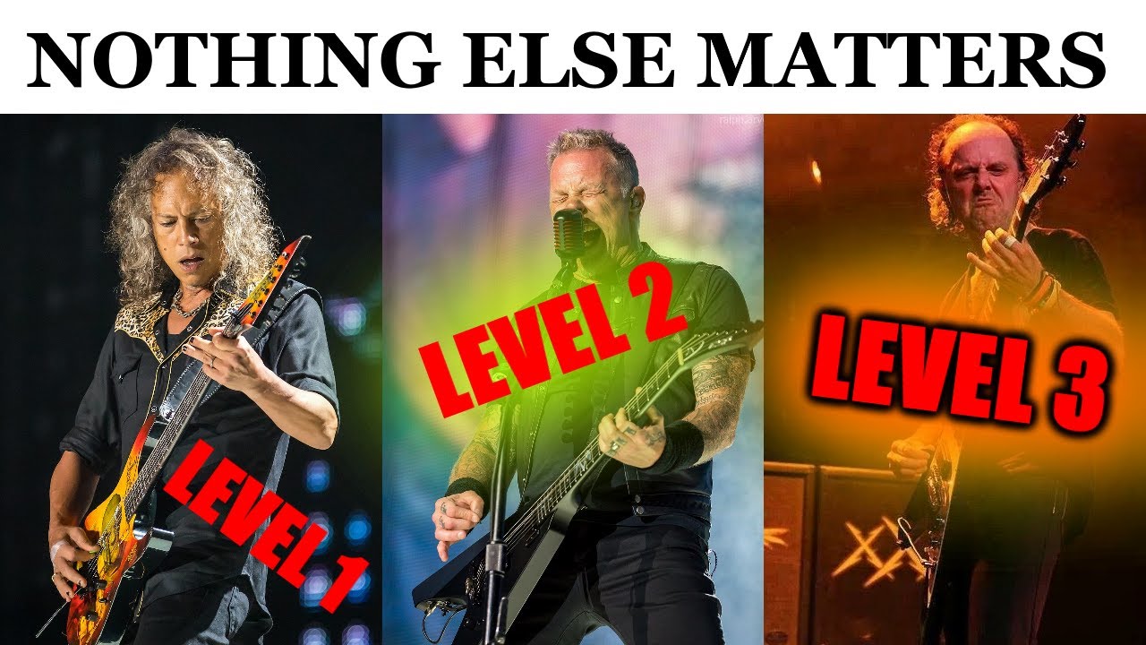 [71] Nothing Else Matters (Metallica) (verse(guitar riff)) (three ...