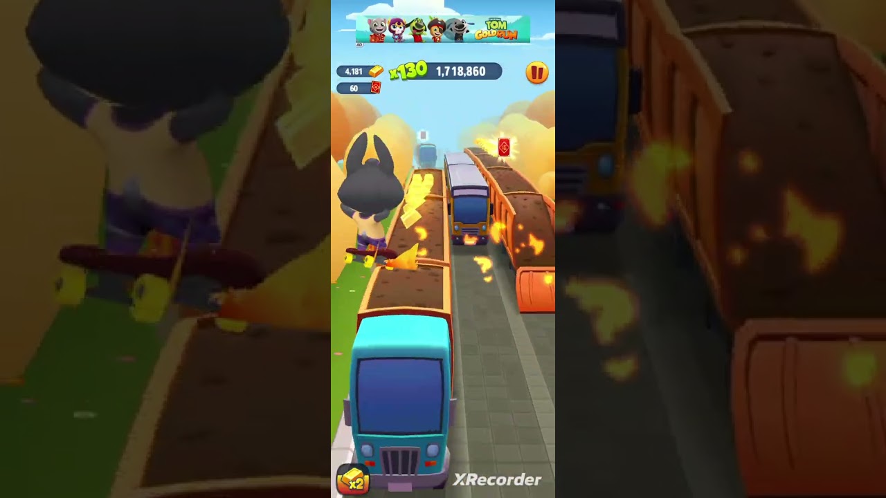 Talking Tom Gold Run in China - Talking Becca VS Belly of the Boss