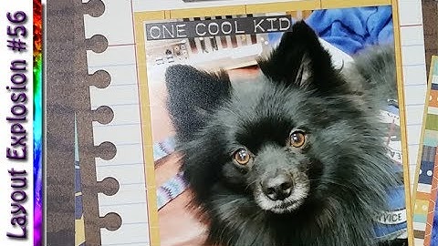 Scrapbook Layout Process #56: Cool Dude