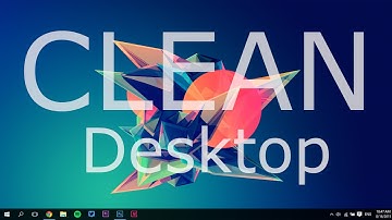 How to Organize/Hide Icons on Desktop !