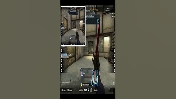 S1MPLE FALLING NOSCOPE 1v2 #shorts #csgo #highlights