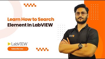 Learn how to Search Elements in LabVIEW | Exeliq LabVIEW Beginner Course | LabVIEW Basics