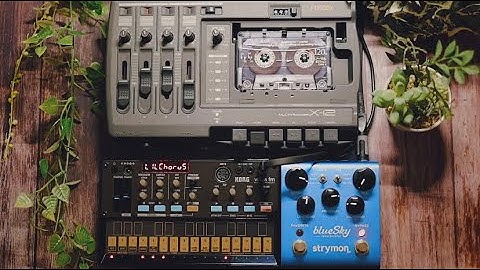 VolcaFM Lofi Jam w/ Tape Machine | Strymon blueSky | FOSTEX X12 | Experimental | Ambient | Chillout