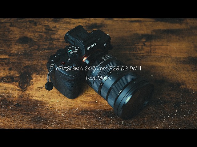 良い感じ！】初SONY一眼！α7VとSIGMA 24-70mm F2.8 DG DN Ⅱで奥さんと
