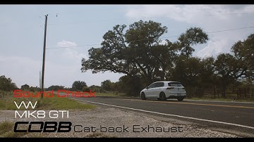 COBB Tuning - Sound Check - Titanium Cat-Back Exhaust for Volkswagen Mk8 GTI