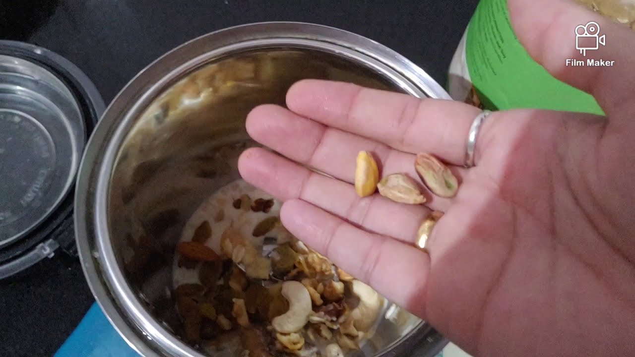 Healthy Museli Drink for Pregnant Museli and Dry fruits Milkshake Tasty Drink YouTube