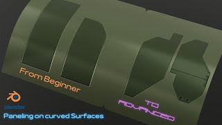 Blender Hard Surface Modeling Sci Fi Panels