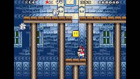 Super Mario World Custom Level: Ghost Mansion