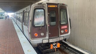 WMATA Metrorail 2006 Alstom 6000 series Railcars #6112  on the Orange Line 🟠