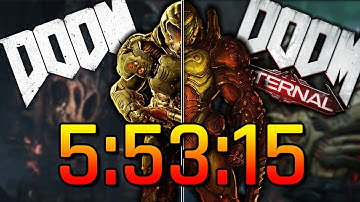 DOOM (2016) + Eternal 100% Ultra Nightmare in Under 6 Hours! (Single Segment)