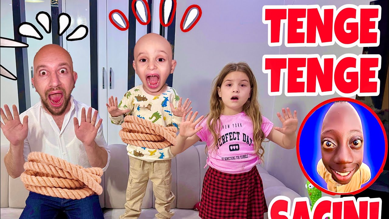 KUZEY ELİF TENGE ÇOCUK SİHİRLE SAÇLARIMIZI KEL YAPTI !!