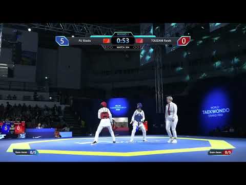 304 Round of 32 F 49kg CHN FU Xiaolu MAR TOUZANI Farah PGM