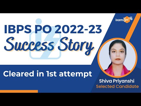 IBPS PO Success Story | IBPS PO 2022-23 Selected Candidate Shiva Priyanshi  | Cleared in 1st attempt