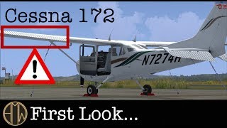 A2A Cessna 172 First Look, Short Flight and STOL Madness!