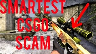 SMARTEST CSGO SCAM EVER! (KNIFE LOST)