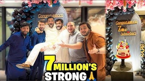 Special Celebration of 7Million subscribers🙏🏻Kisi Dost ny Gift nai diya😭#rajabfamily#rajab#rajabvlog