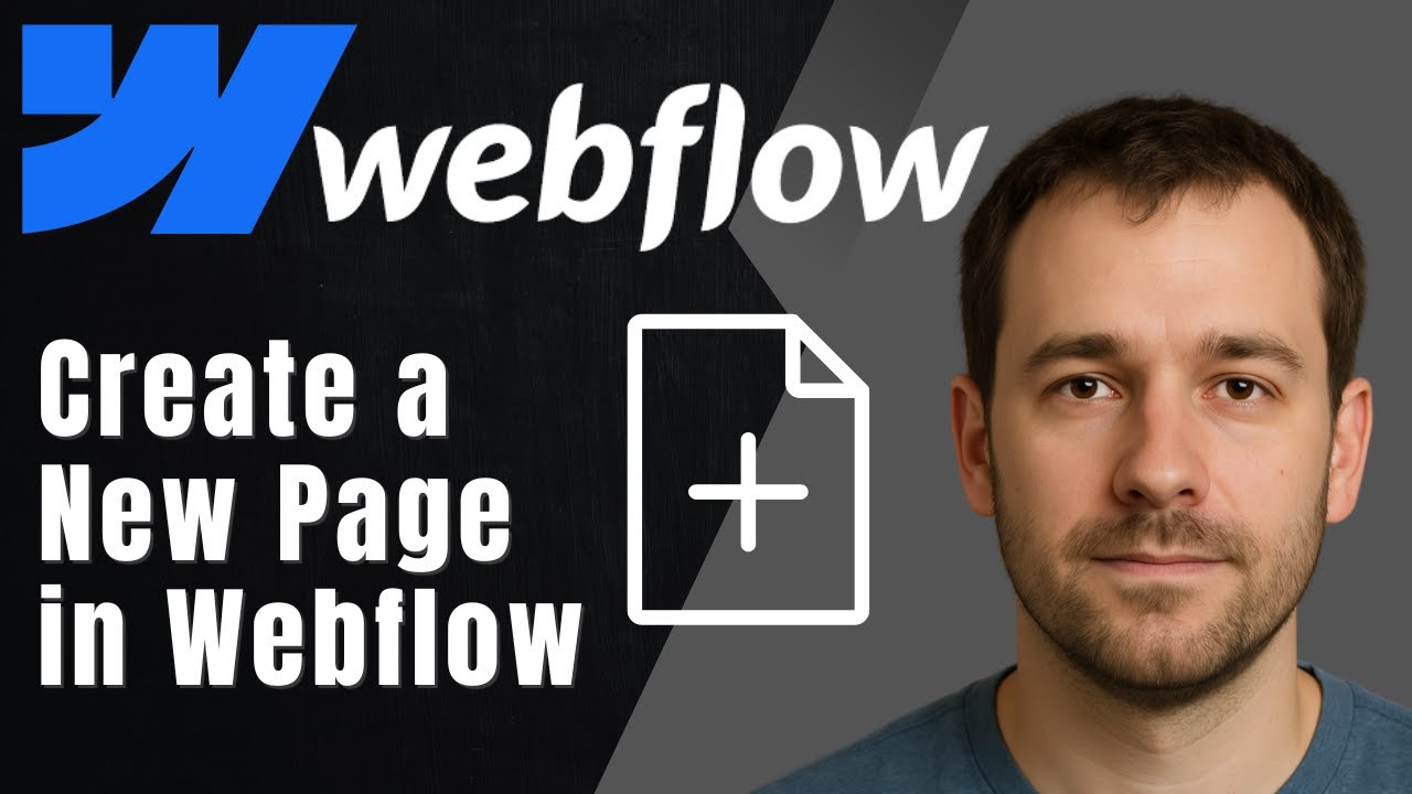 Webflow: How to Create a New Page (Static & CMS Page Tutorial) - YouTube