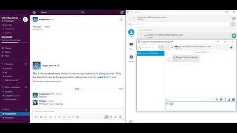 NextPlane Demo - Slack & Cisco Jabber One-to-One Chat