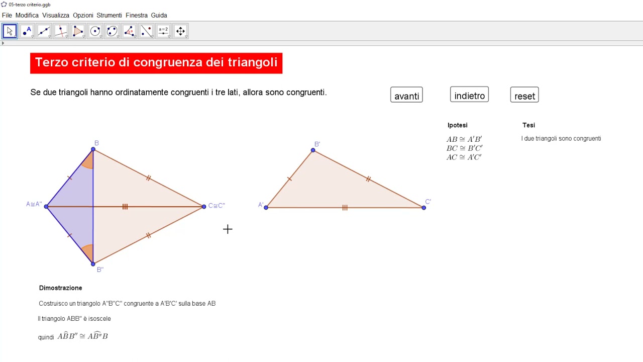 Terzo criterio di congruenza