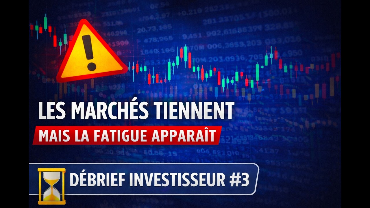 Les marchés tiennent… mais la fatigue apparaît | Débrief Investisseur 3