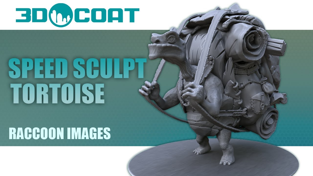 Speed Sculpt || Tortoise || 3D COAT work || stylized character
