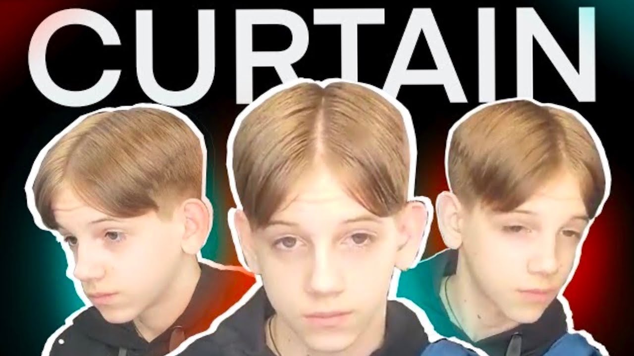 Стрижка шторка, шторы, занавеска // Как отрастить шторы - YouTube