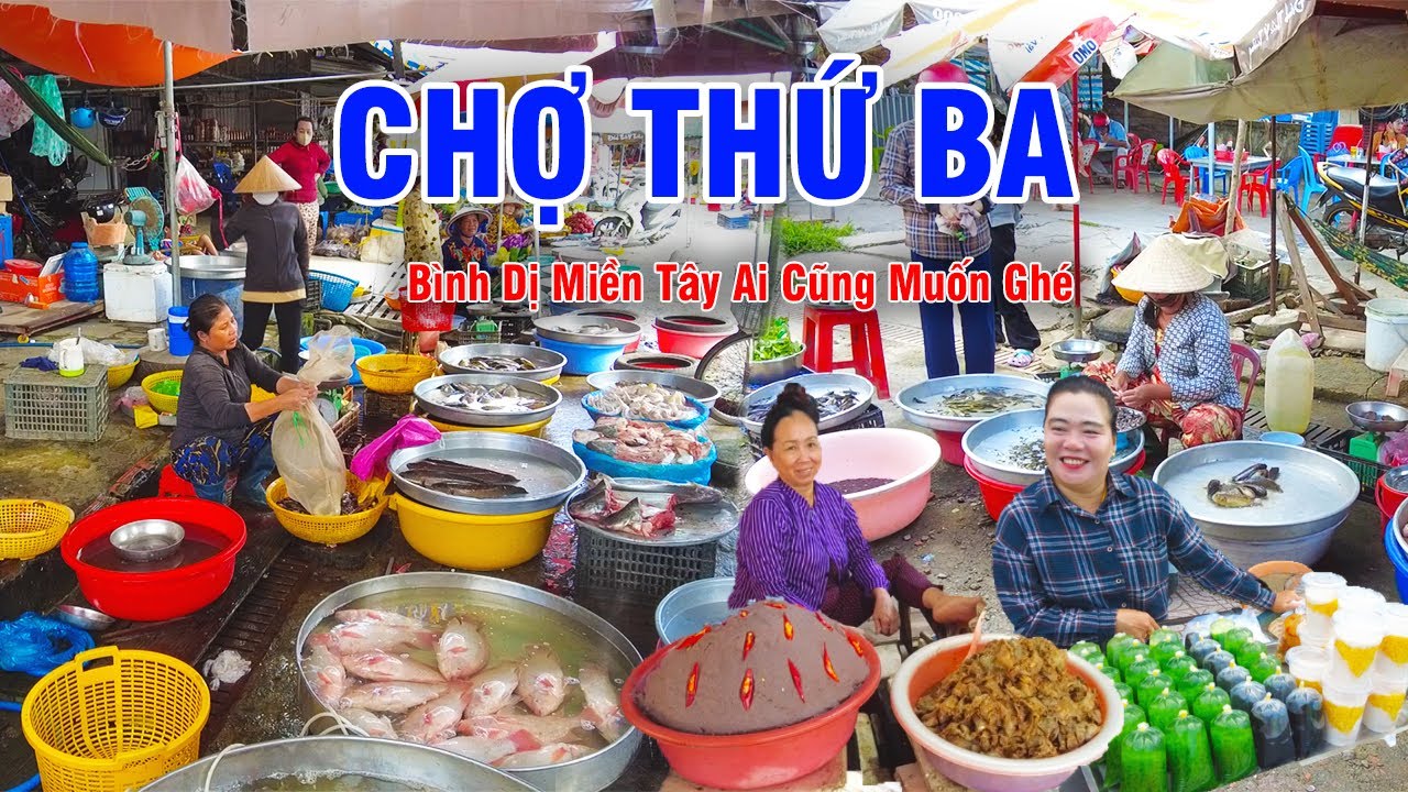Chợ Thứ 3 An Biên – Phiên Chợ Quê Miền Tây Bình Dị Mà Ai Cũng Muốn Ghé Một Lần
