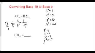 Converting Base 10 to Base b