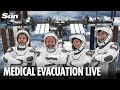 LIVE - NASA crew splash down off Californian coast after a medical emergency forced return to earth