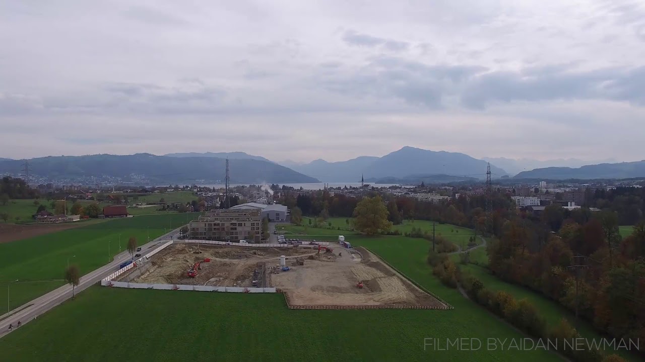 Aerial Video of Canton Zug, Switzerland