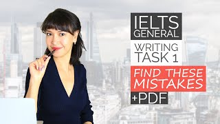Major MISTAKES in IELTS General Writing Task 1 Letters