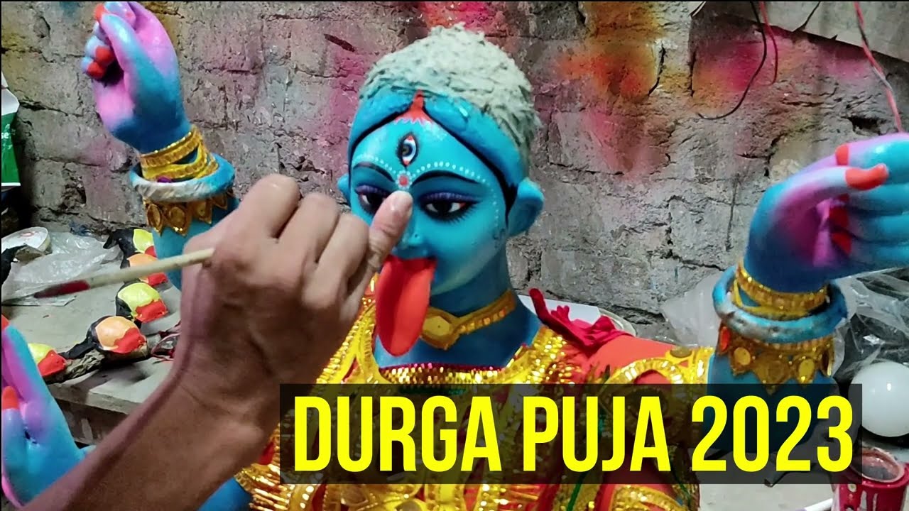 Durga Puja 2023 Preparation I Guwahati Rest Camp Kalibari Maligaon I Mahalaya