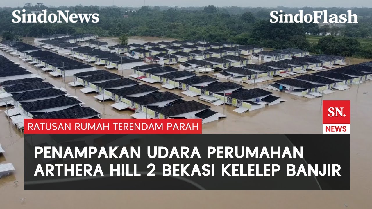 Tanggul Kali Cikarang Jebol akibat Intensitas Hujan Tinggi, Ratusan Rumah Kelelep | Sindo Flash