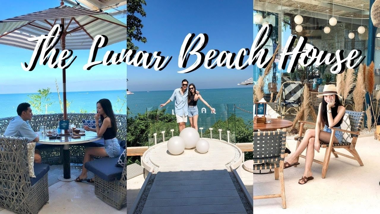 The Lunar Beach House Pattaya คาเฟ่ลับพัทยา Bomick Channel YouTube
