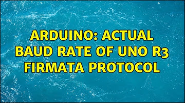 Arduino: Actual baud rate of UNO R3 Firmata protocol