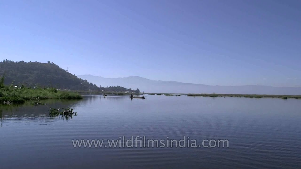 Loktak Lake, the only floating lake of the world
