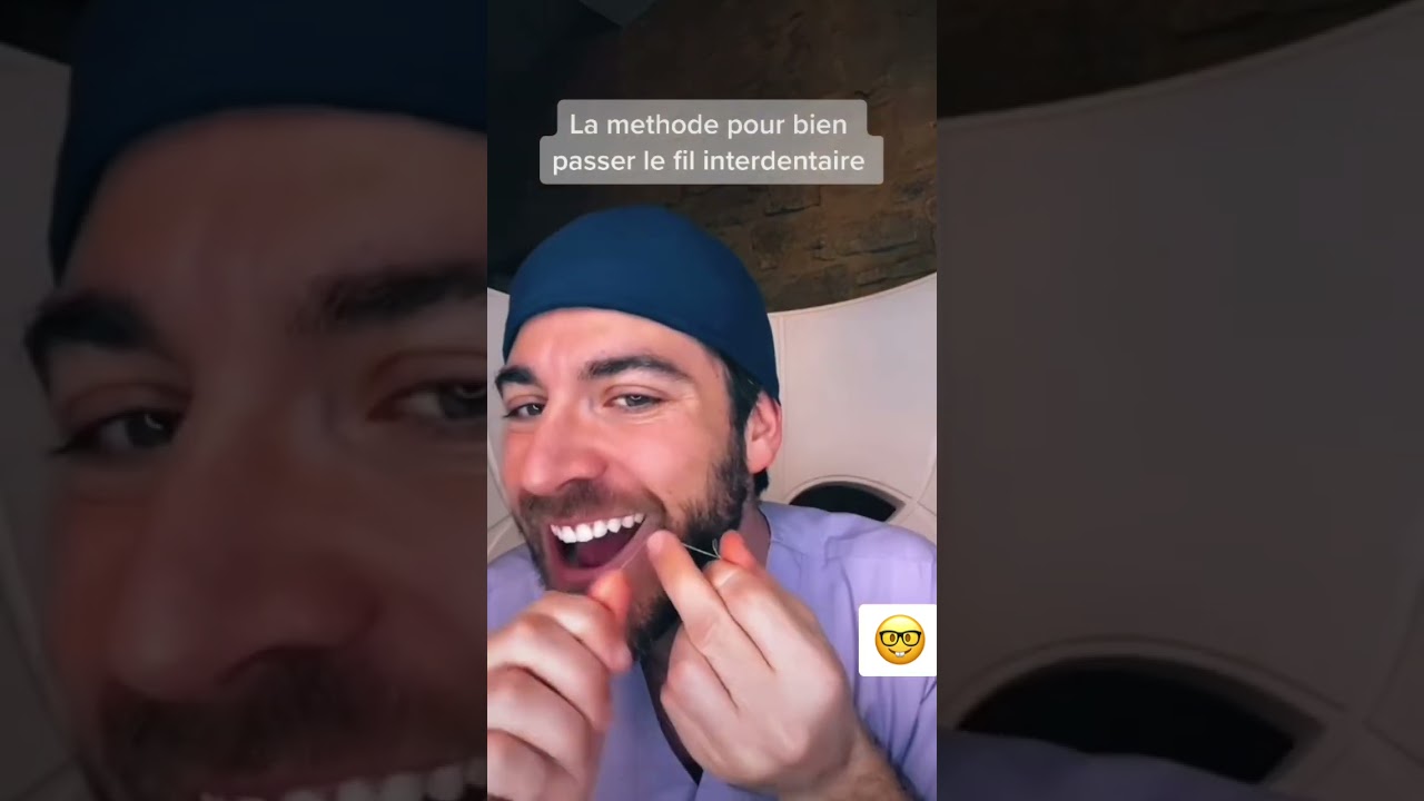 La méthode pour bien passer le fil dentaire 