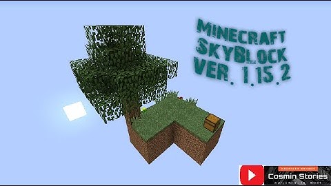 Vanilla Minecraft Skyblock but on version 1.15.2